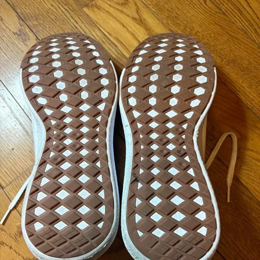 White vans sneakers with black